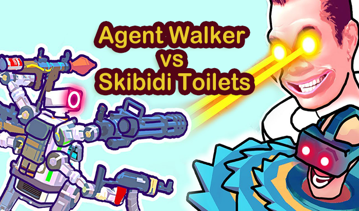 Play Agent Walker vs Skibidi Toilets Online