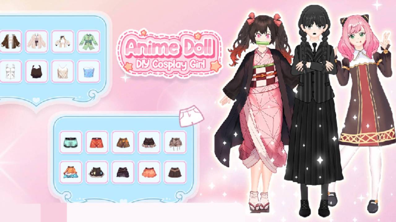 Play Anime Doll - DIY Cosplay Girl Online