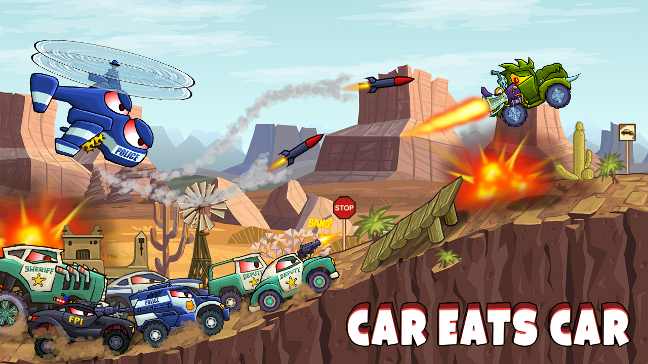 Play Car Eats Car Evil Cars Online