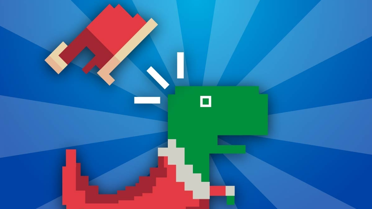 Play Christmas Dino Run Online