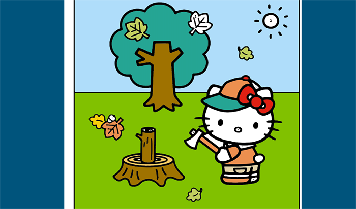 Play Color By Number With Hello Kitty Online