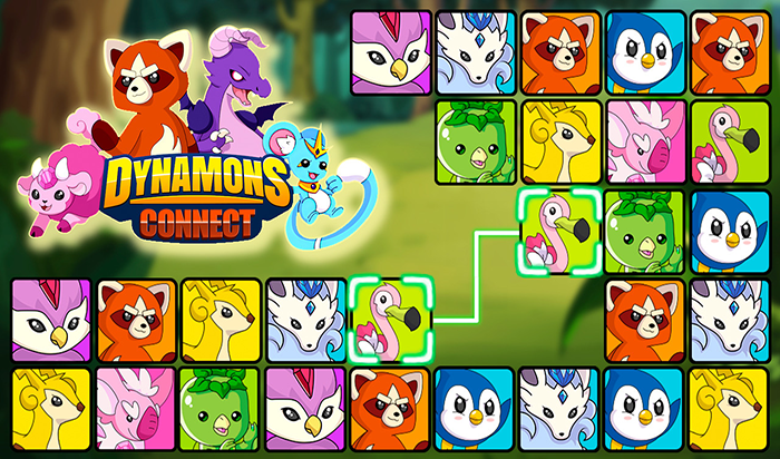 Dynamons World 精灵连连看免费在线玩