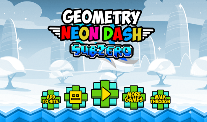 Play Geometry neon dash Subzero Online