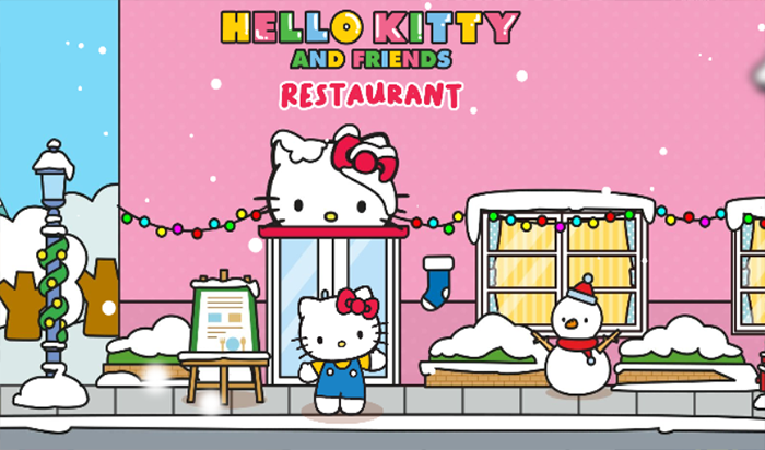 Play Hello Kitty and Friends: Xmas Dinner 圣诞派对 Hello Kitty