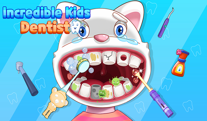 Play Incredible Kids Dentist 猫咪牙医