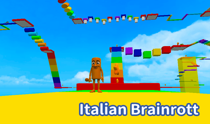 Play Italian Brainrot Obby Parkour Online