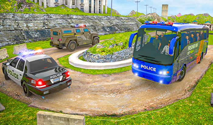 Play Jail Prison Van Police Game Online