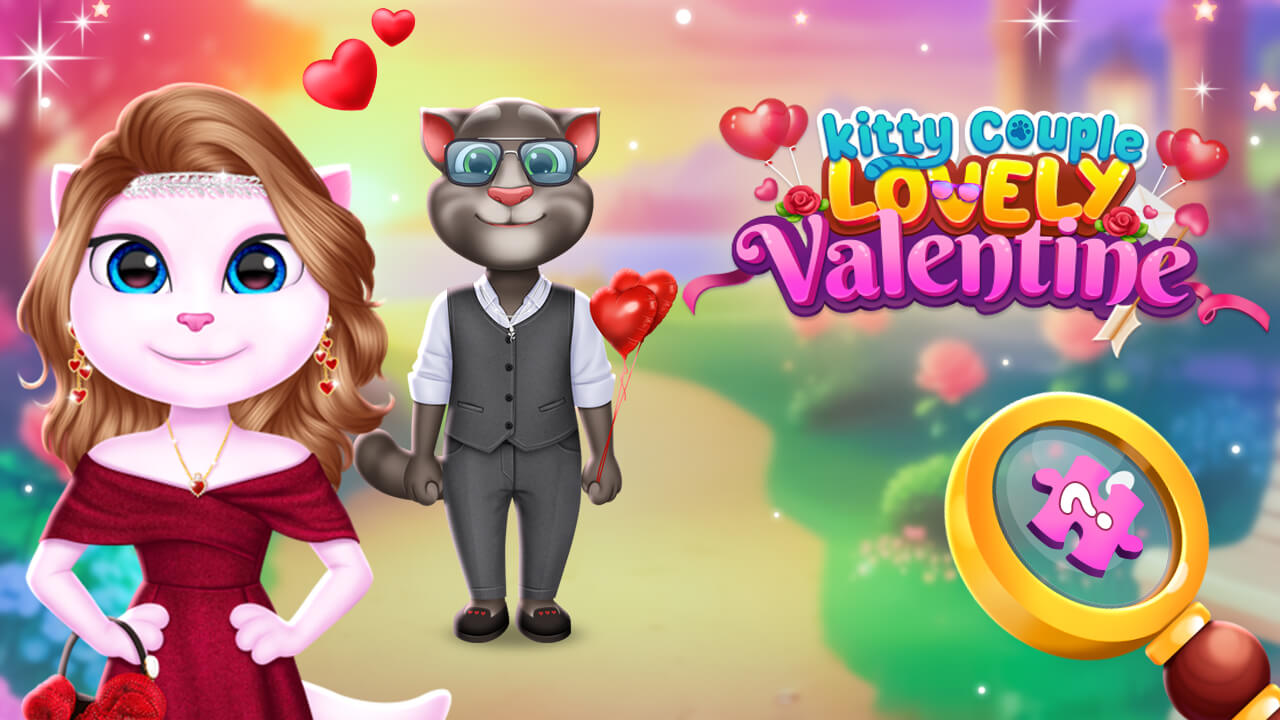 Play Kitty Couple Lovely Valentine Online