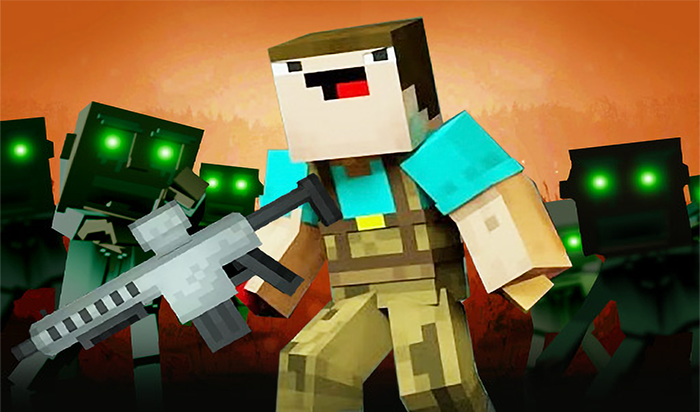 Play Noob Shooter Zombie Online