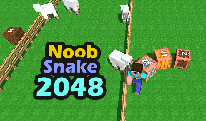 Play Noob Snake 2048