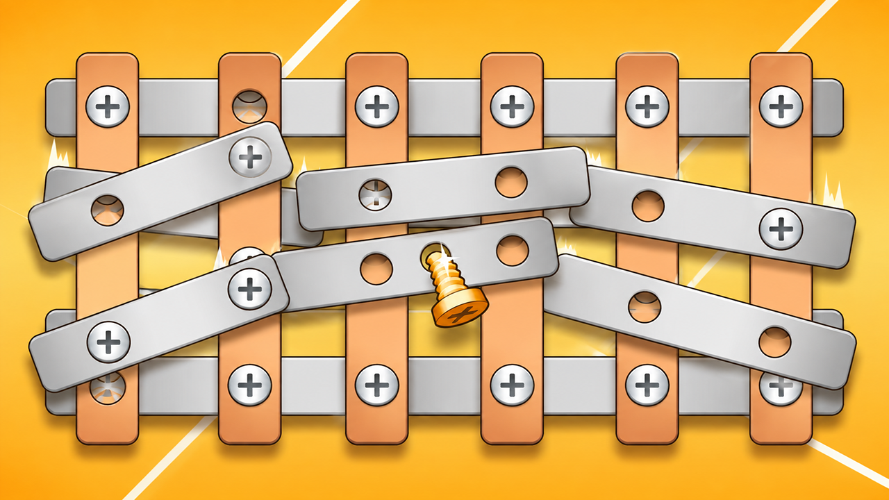Nut & Bolt Pin Puzzle Game免费在线玩