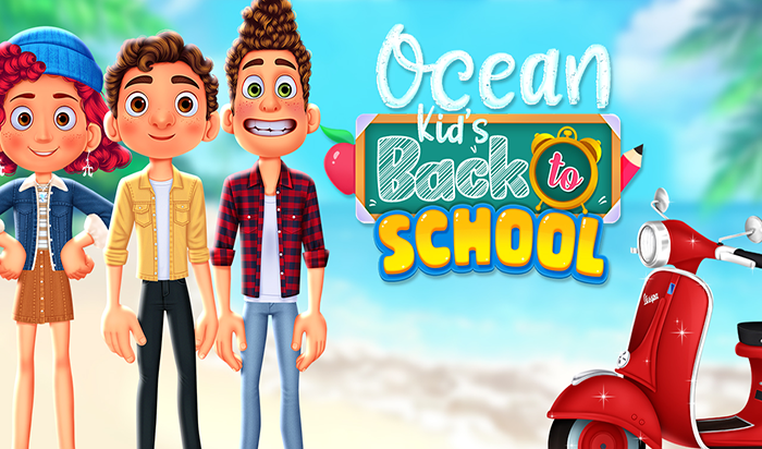 Play Ocean Kids Back To School开学日装扮