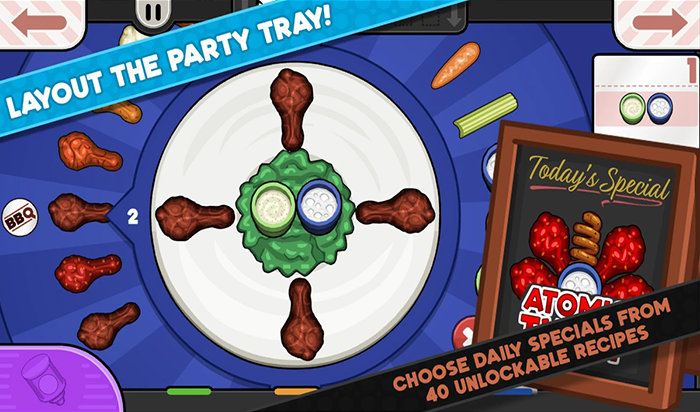 Play Papa's Wingeria To Go Online