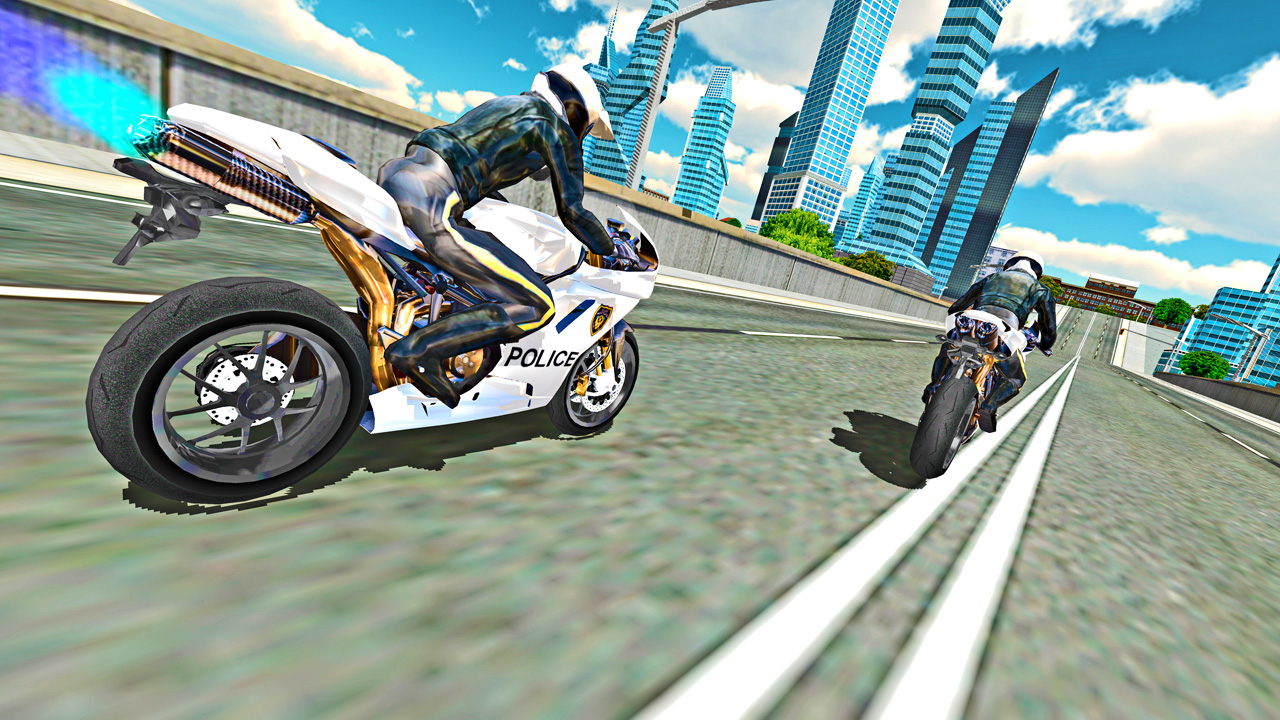 Play Police Motorbike Traffic Rider Online