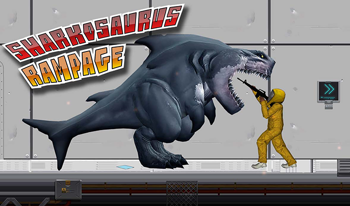 Play Sharkosaurus Rampage鲨鱼兽