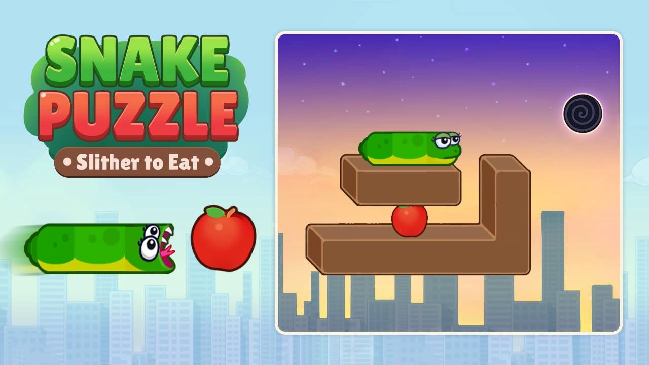 Snake Puzzle: Slither to Eat!免费在线玩