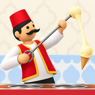 Turkish Ice Cream 3D